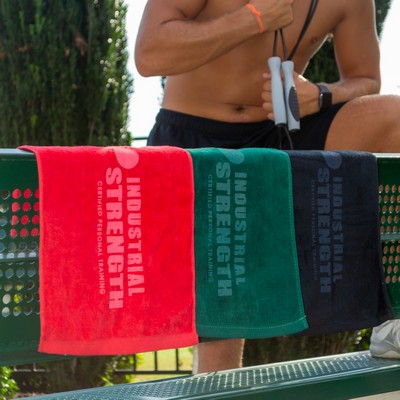 Velour Fingertip Sport Towel (Embroidered)