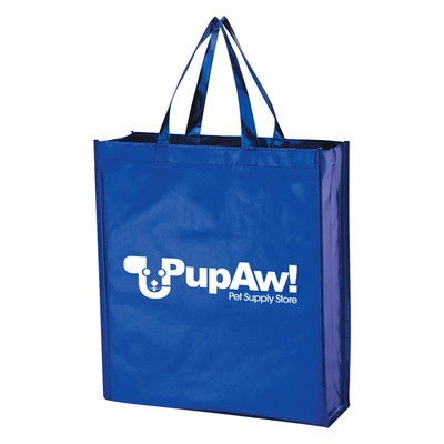 Metallic Non-woven Shopper Tote Bag