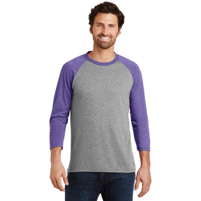 District® Men's Perfect Tri® 3/4-Sleeve Raglan Shirt