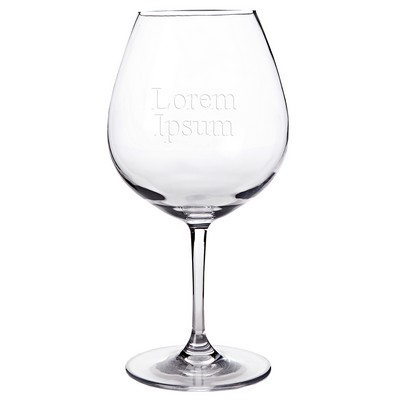 24 Oz. Plastic Eastman Tritan® Burgundy Wine Glass