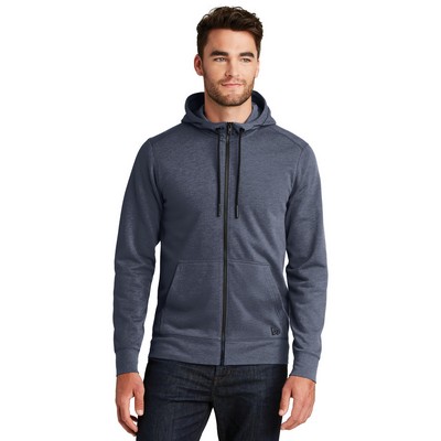 New Era® Men's Tri-Blend Fleece Full-Zip Hoodie