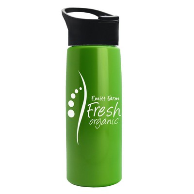 26 Oz. Metallic Flair Bottle w/Pop-Up Sip Lid