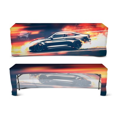 DisplaySplash 8' Fitted Open Back Table Cover