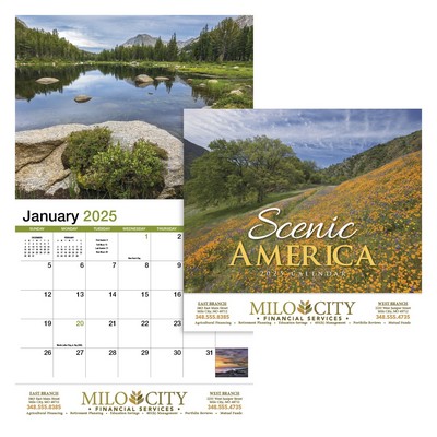 Scenic America® Appointment Calendar - Stapled