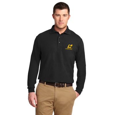 Port Authority® Silk Touch™ Long Sleeve Polo