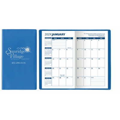 Standard Vinyl Monthly Pocket Planner