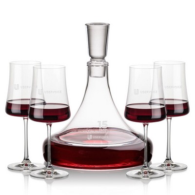 Ashby Decanter & 4 Dakota Wine