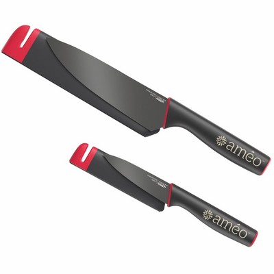 Joseph Joseph® Slice & Sharpen™ 2 Knives w/ Sheaths