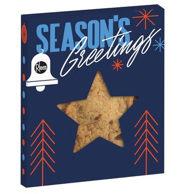 Holiday Star Window Box with Gourmet Cookie - GLUTEN FREE Chocolate Chip