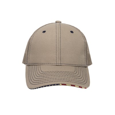 Outdoor Cap Co USA Accent Mesh Back Cap