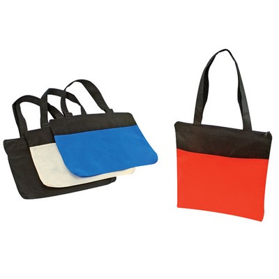 Non-Woven Tote Bag with Zipper