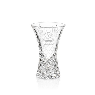 Marilla Vase - Lead Crystal 6"