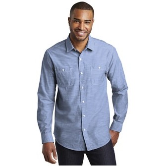 Port Authority® Men's Slub Chambray Shirt