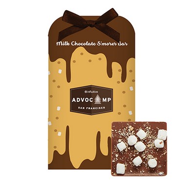 Belgian Chocolate Bar Stocking Stuffer w/ S'mores