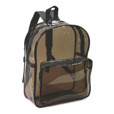 Transparent Black Backpack