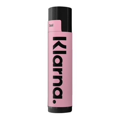 Custom Spf 30 Soy Lip Balm In Black Tube