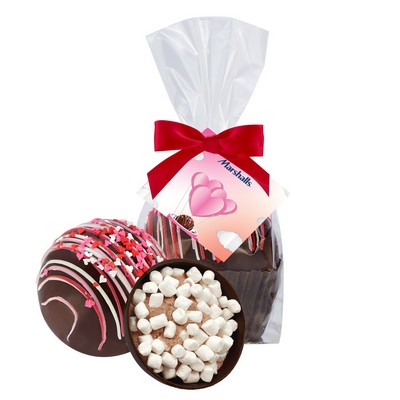 Valentine's Day Hot Chocolate Bomb Mug Stuffer - Classic Dark