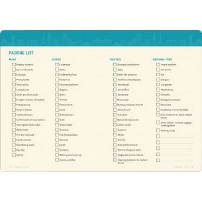 Travel Checklist Journal