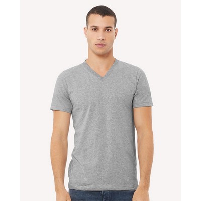 Bella+Canvas® Heather CVC V-Neck Tee