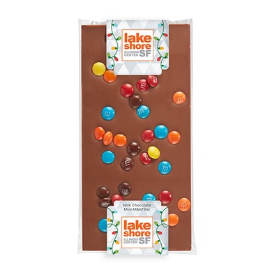 3.5 Oz. Elegant Belgian Chocolate Bar w/ M&M's®