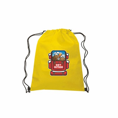 13"w x 16.5"h Drawstring Non-Woven Bag