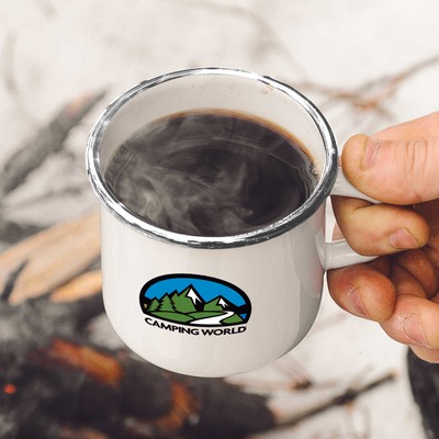 The Stainless Steel 12 Oz. Enamel Campfire Mug