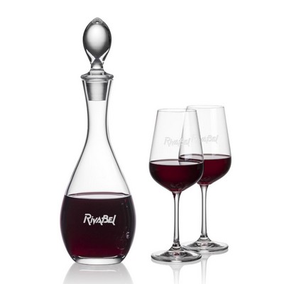 Malvern Decanter & 2 Laurent Wine