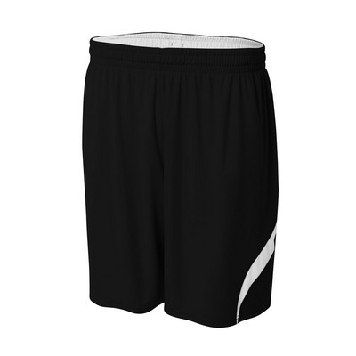 A-4 Youth Performance Double/Double Reversible Basketball Short