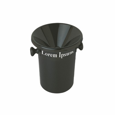 Black Acrylic Wine Tasting Receptacle Spittoon