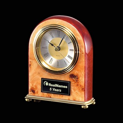 Pitfield Clock - Burlwood 5"