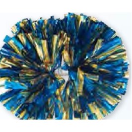 2 Color Mix Metallic 5" Show Pom Poms