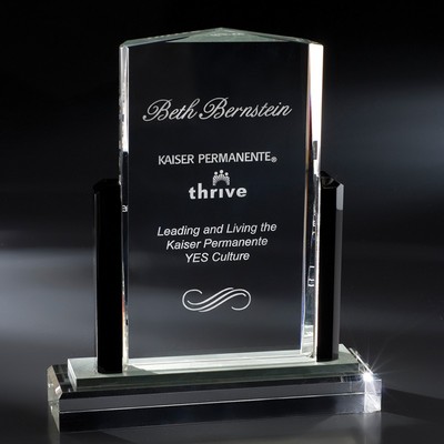 10" Presidio Crystal & Stone Award