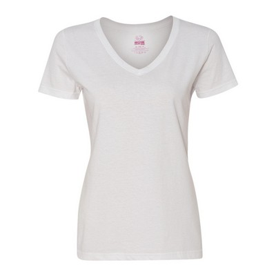 Fruit of the Loom® HD Cotton Women's V-Neck T-Shirt