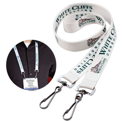 Dye Sublimated Twist Free Lanyard (3/4")