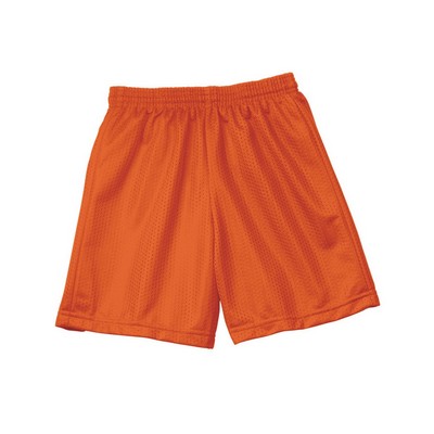 A-4 Youth Six Inch Inseam Mesh Short