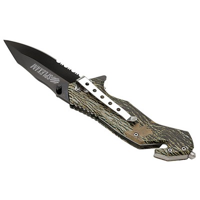 Nutwood Camo Rescue Knife