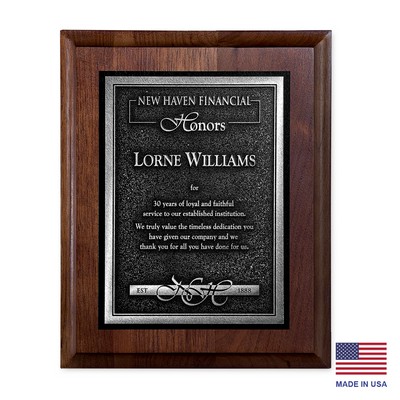 Arrival - Silver Deep Relief Plaque