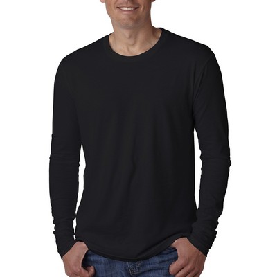 NEXT LEVEL APPAREL Men's Cotton Long-Sleeve Crew