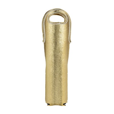 Metallic-Neoprene Single Wine Tote