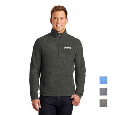 Port Authority® Heather Microfleece 1/2-Zip Pullover