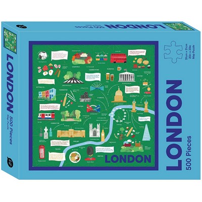 London Map (500-Piece Jigsaw Puzzle)