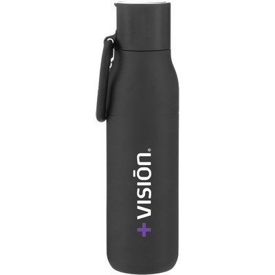 17 oz Larq Flip Top Bottle (Obsidian Black)