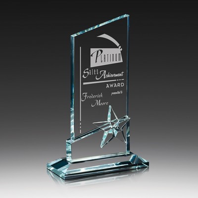 Star Dust Glass Award 10"