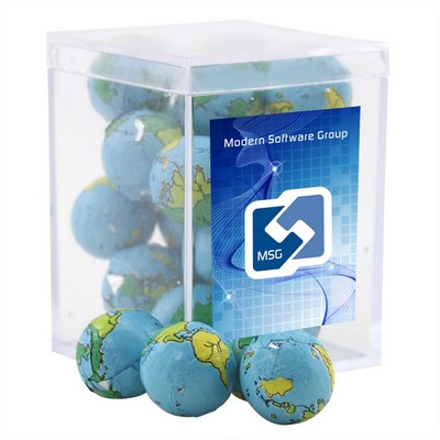 Acrylic Box w/Chocolate Globes