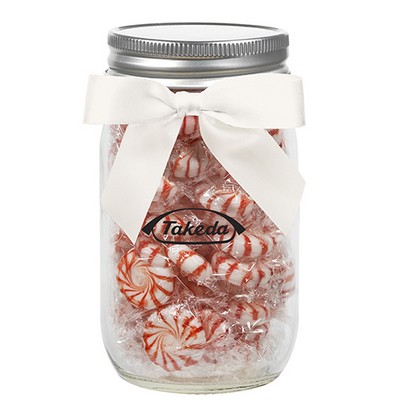 Glass Mason Jar - Starlight Mints (16 Oz.)