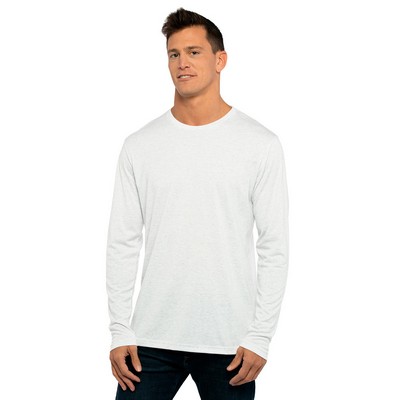 NEXT LEVEL APPAREL Men's Triblend Long-Sleeve Crew