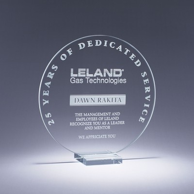 7.25" Serenity Crystal Award