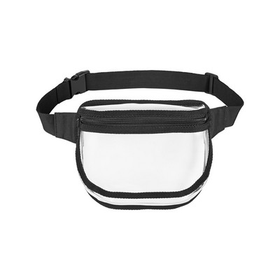 Bagedge - Big Accessories Unisex Clear PVC Fanny Pack