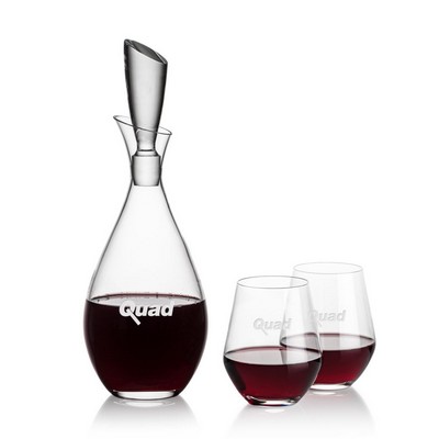 Juliette Decanter & 2 Reina Stemless Wine