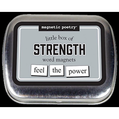 Magnetic Poetry - Little Box of Word Magnets - Strength